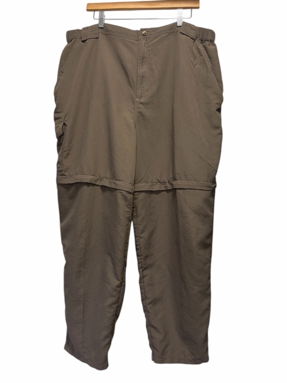 Campmor Vintage Brown Convertible Cargo Hiking Pants Shorts - Like New - XXL